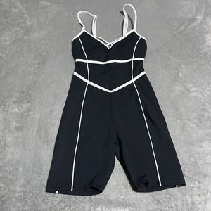 Yllw The Label Womens Breathe Short Jumpsuit Womens Medium Body Athletic Gym 90s